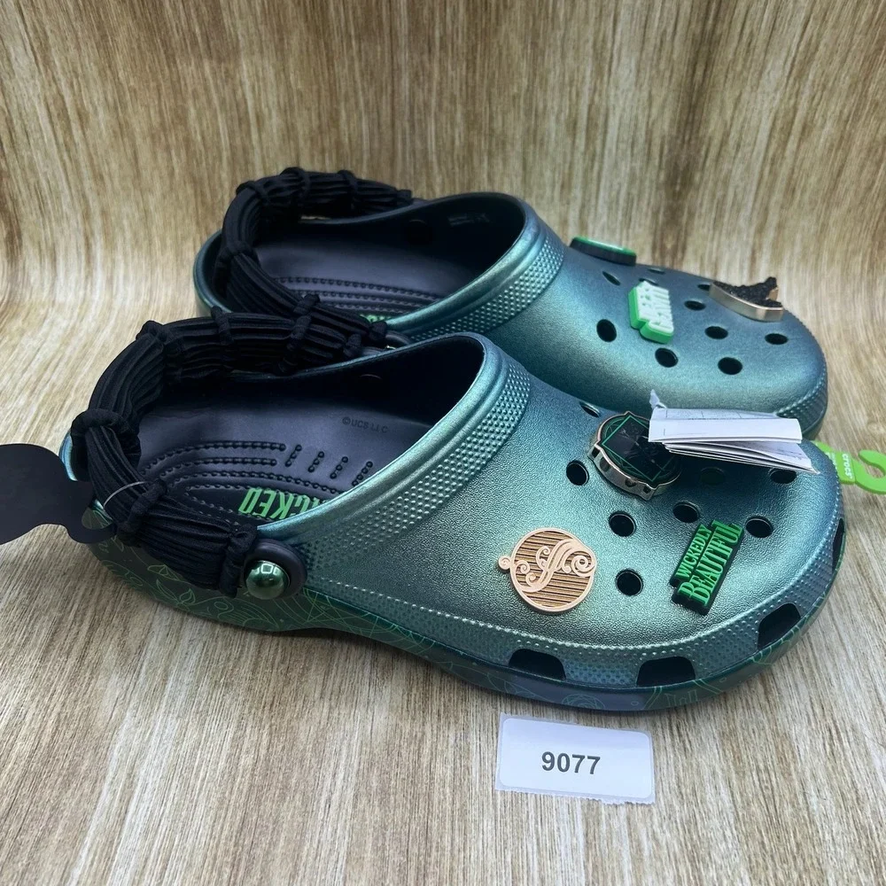 Crocs Wicked‎ Elphaba Glow-in-the-Dark Clog Men's Size 11 Green 210524-90H NEW